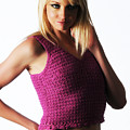 Purple crochet